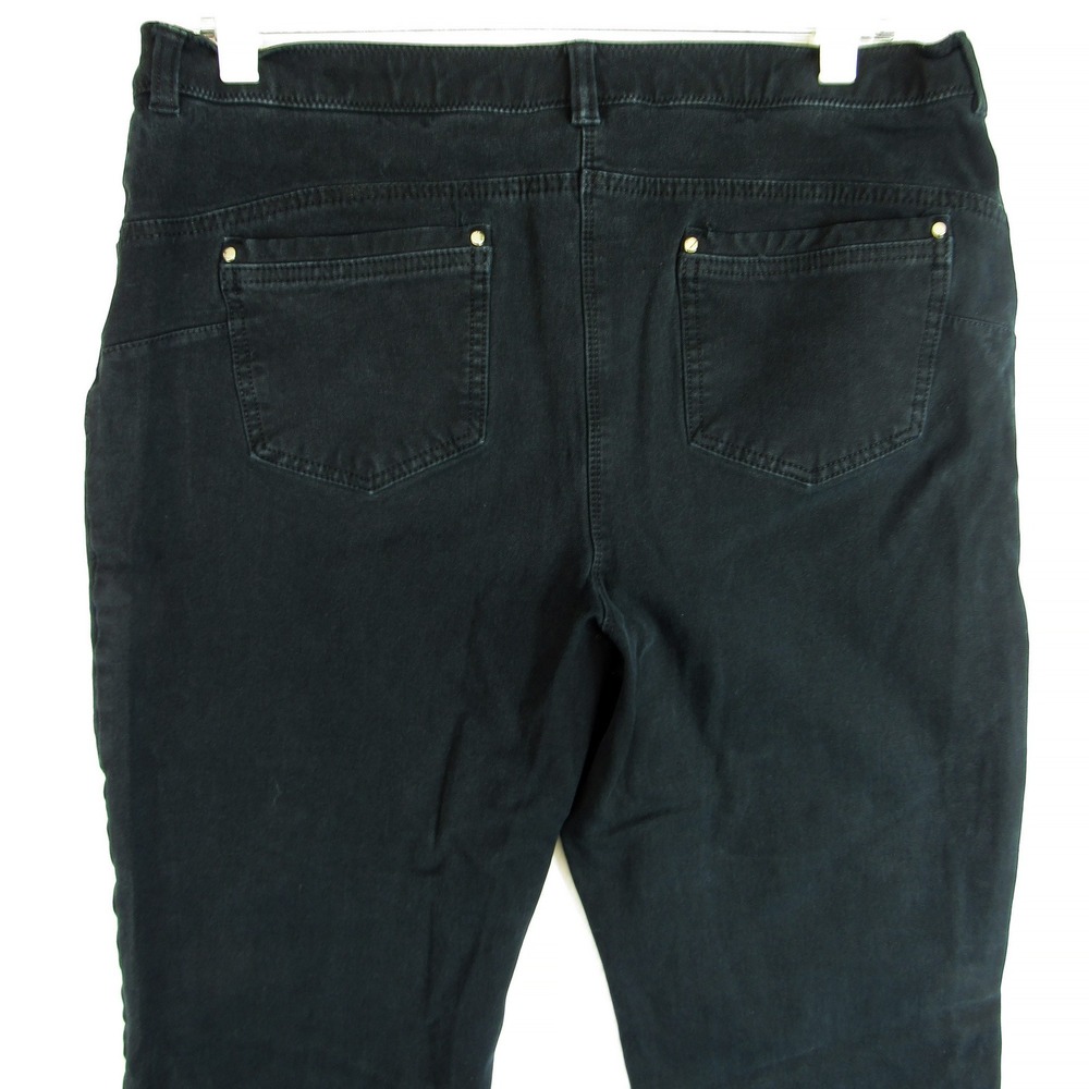 Chico's So Lifting Black Slim Leg Pants Women's Size 2 (US 12-14)